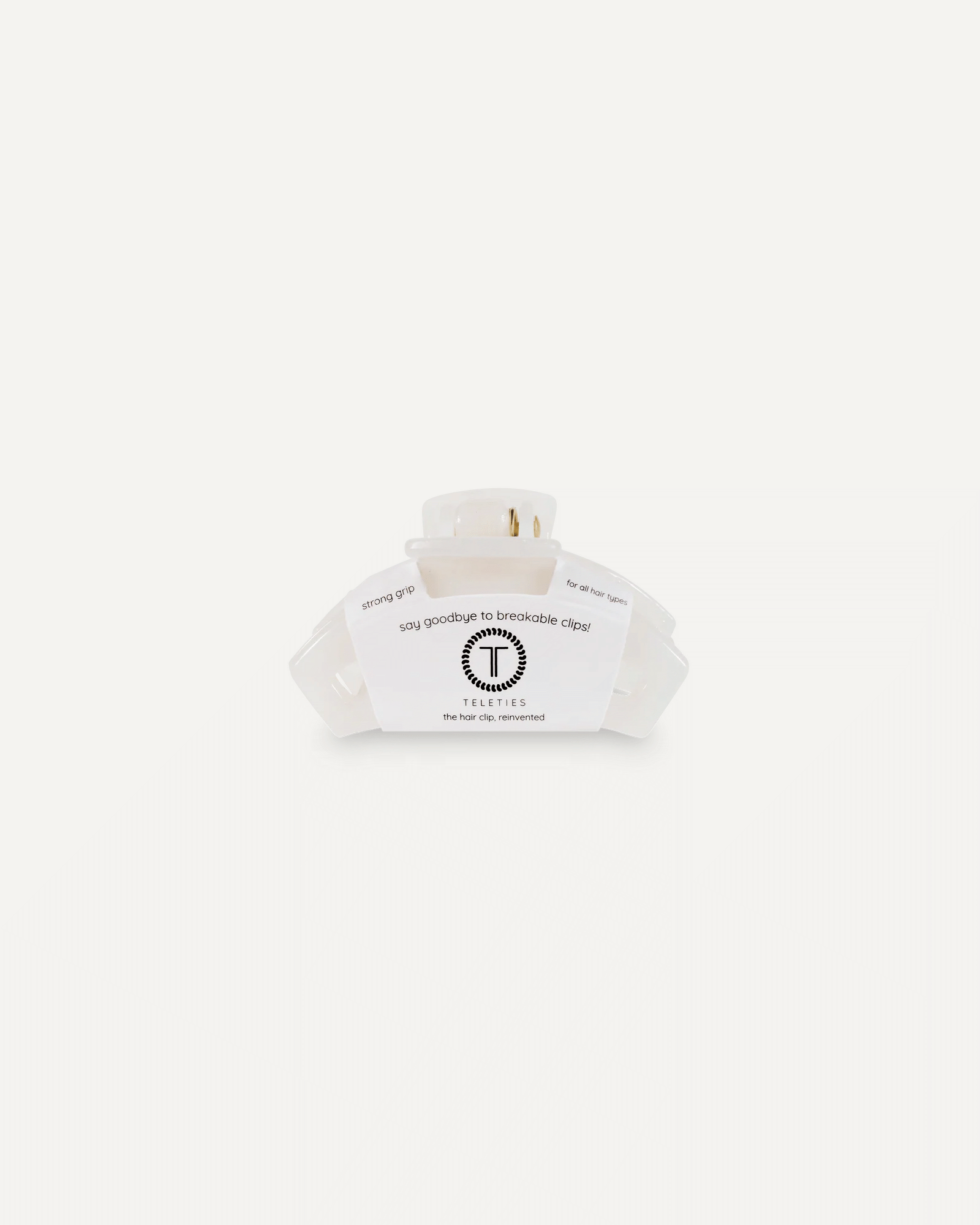 Coconut White Tiny Open Clip