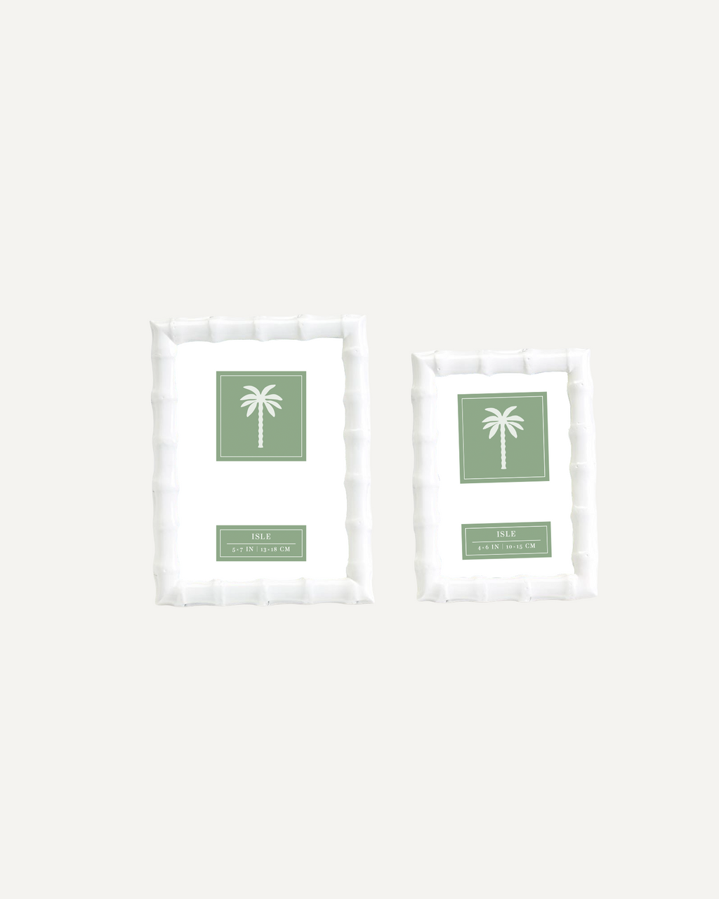 White Gloss Bamboo 4x6 Photo Frame