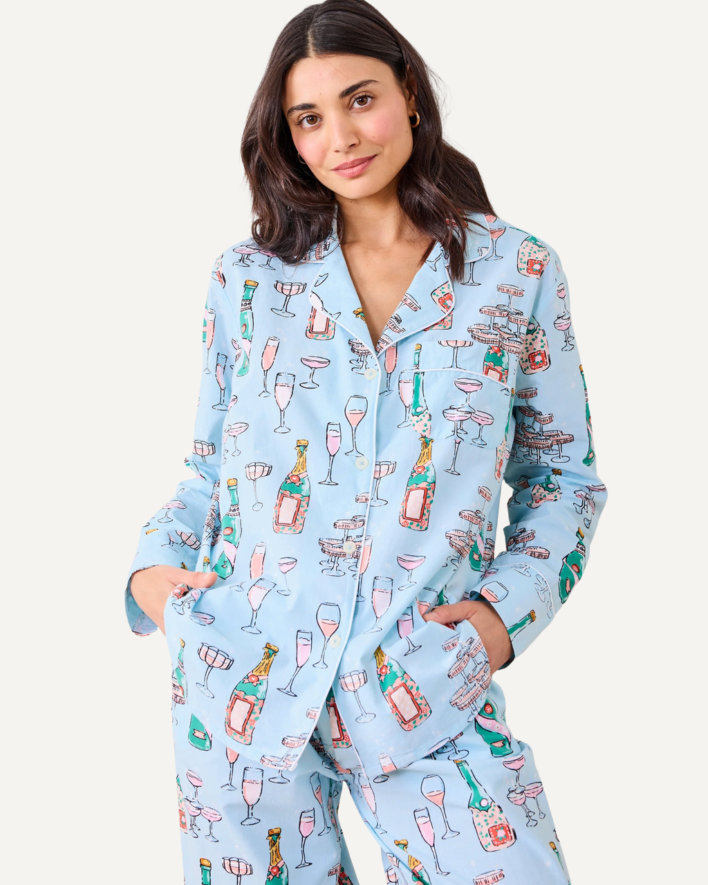 Cotton Long PJ Set