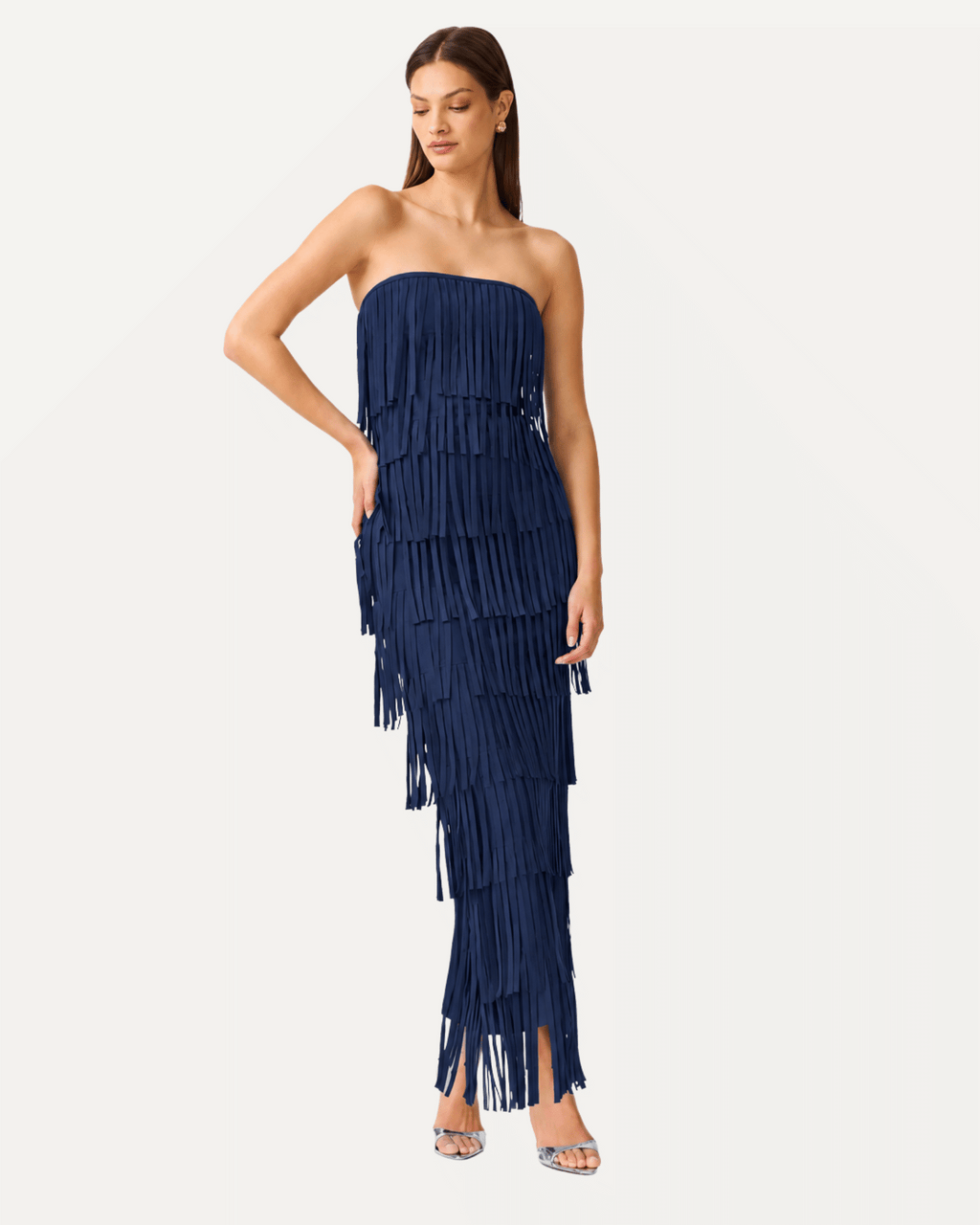 Yelena Fringed Maxi Dress