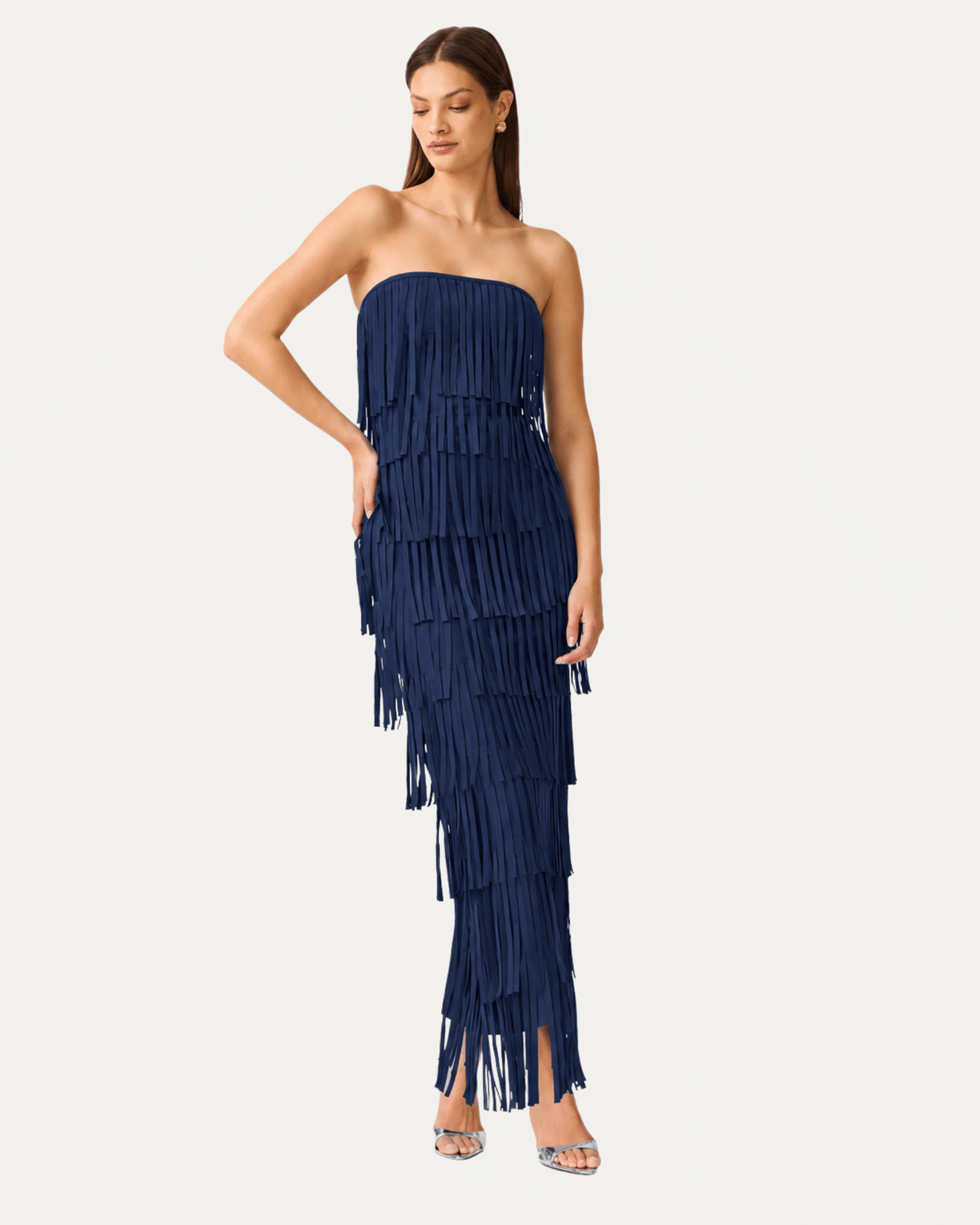 Yelena Fringed Maxi Dress