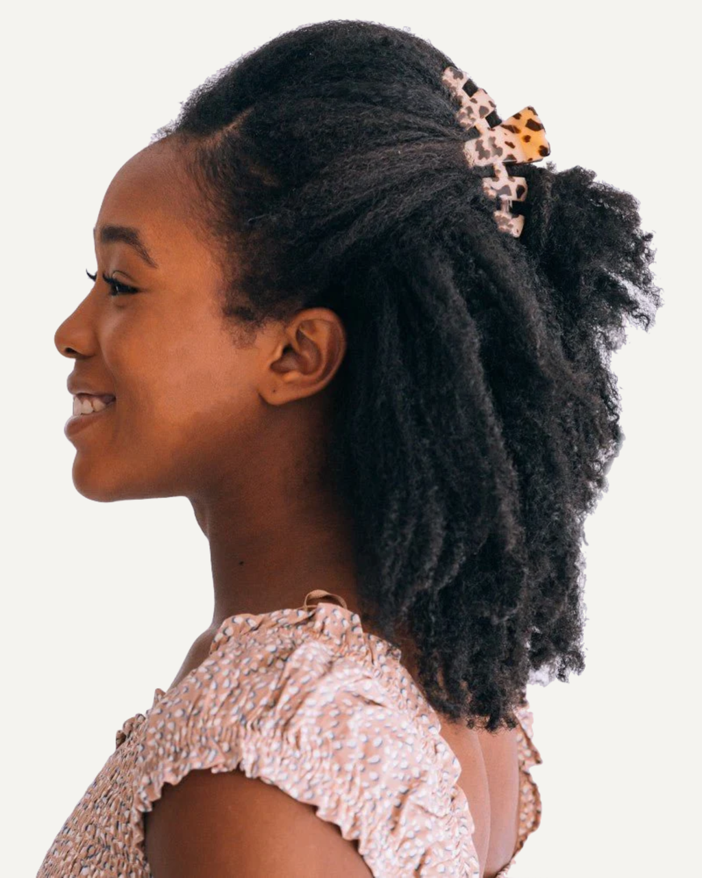 Blonde Tortoise Medium Clip